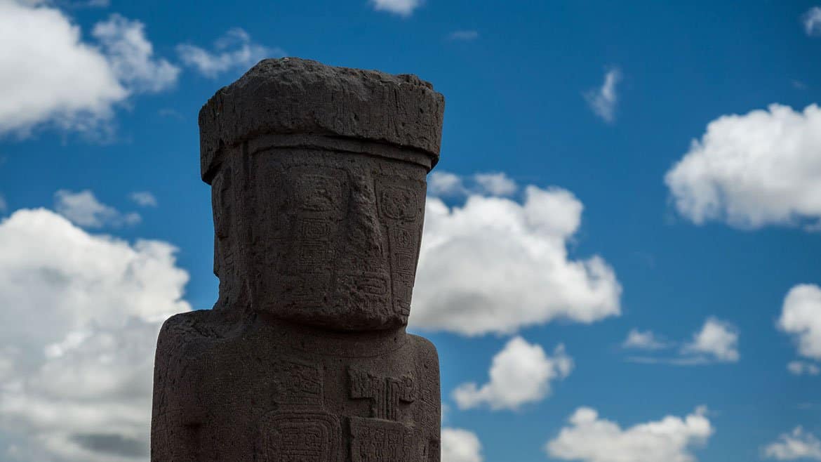 Sagenumworbenes Tiahuanaco 4 Der Monolith Ponce