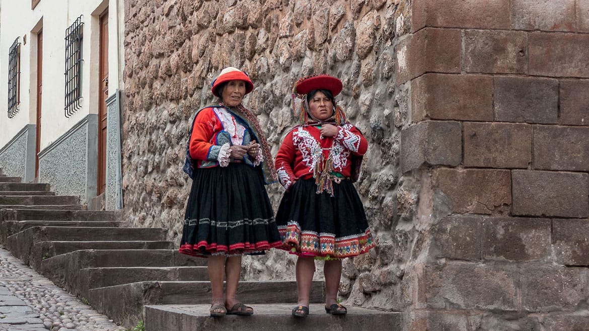Von Tanz und Schokolade in Cusco 3 Zaungäste der Tanzdarbietungen