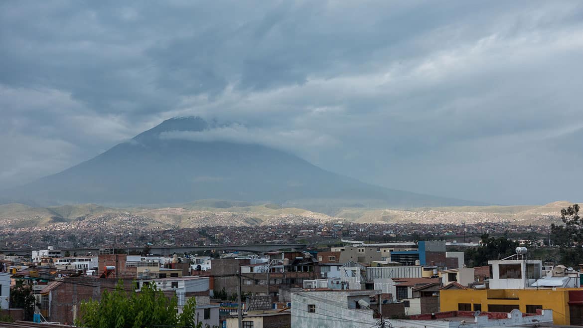 Arequipa – die weisse Stadt 1 El Misti thront über der Stadt