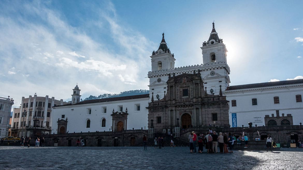 Prachtvolles Centro Historico von Quito 2 San Francisco