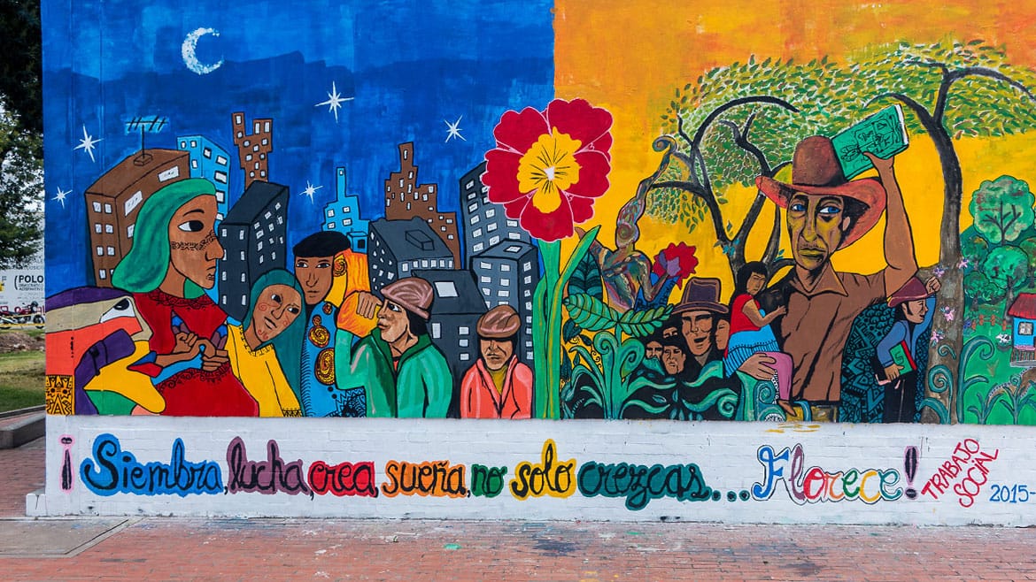 Biketour durch Bogota 3 Auf dem Campus