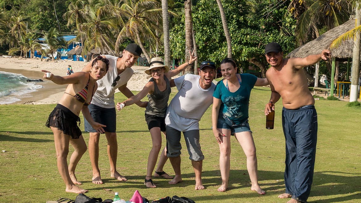 Dschungelwanderung zum Strand von La Miel, Panama 3 Kolumbianische Bekanntschaften