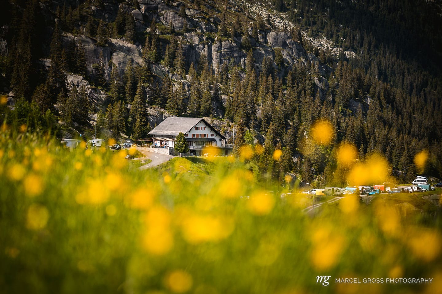 Gasthaus Göschenenalp in the canton of Uri. Taken by Marcel Gross Photography