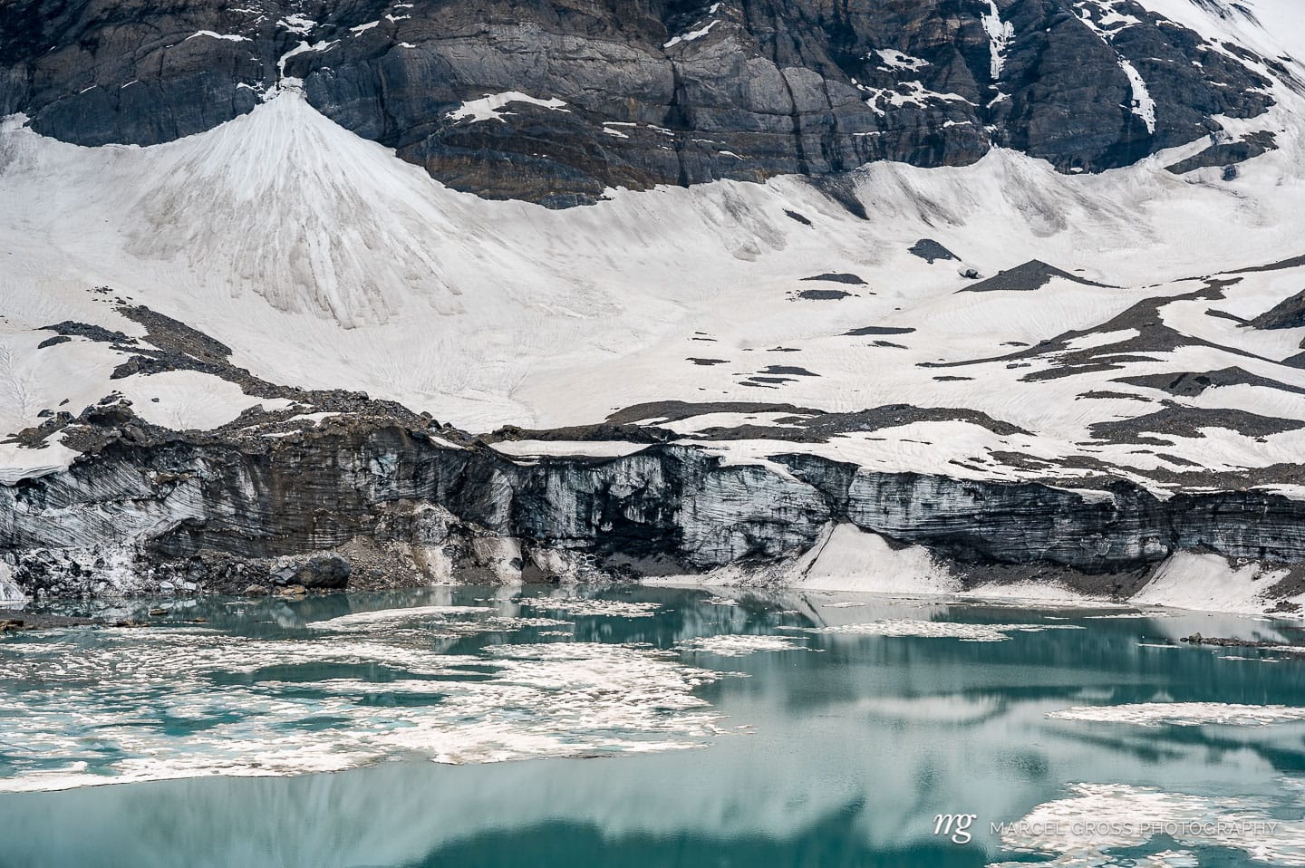 Glacial lake Griesslisee near Clariden, Canton Uri. Taken by Marcel Gross Photography