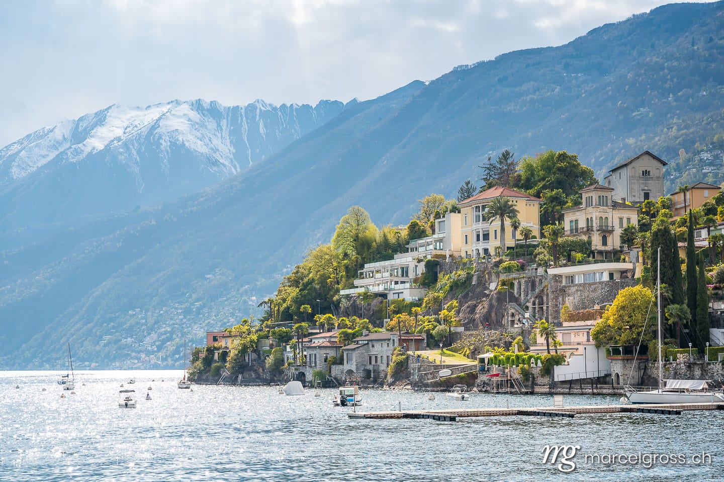 Tessin Bilder. picturesque town of Ascona at Lago Maggiore, Ticino. Marcel Gross Photography