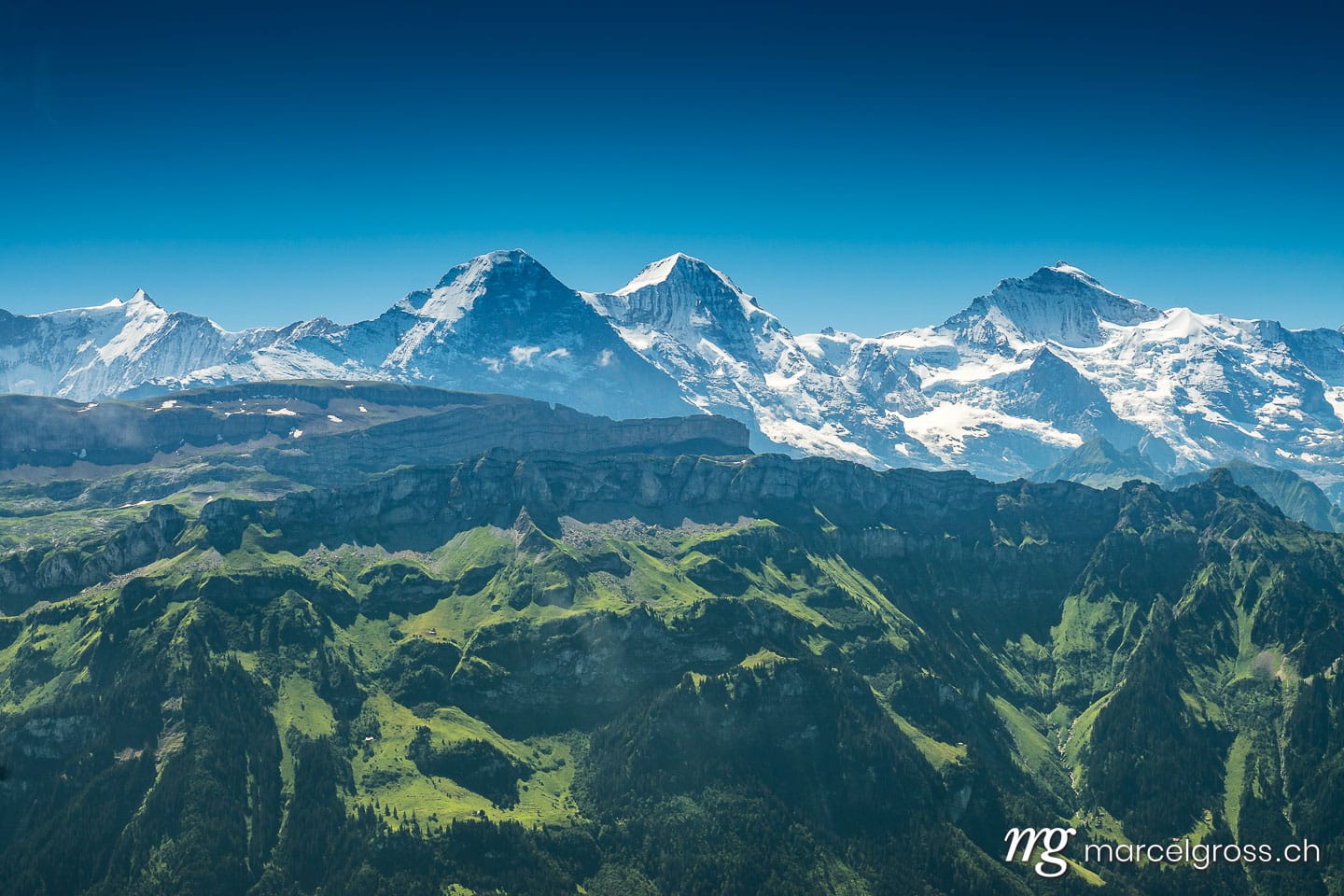 . Eiger Mönch und Jungfrau. Marcel Gross Photography