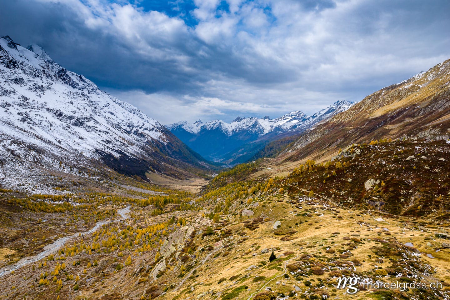 . Lötschental Valley in Autumn. Marcel Gross Photography