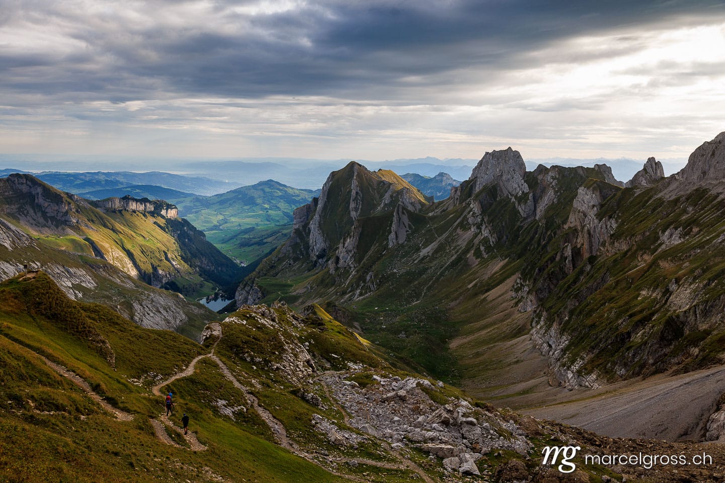 Ostschweiz Bilder. view into Alpstein, Appenzell. Marcel Gross Photography