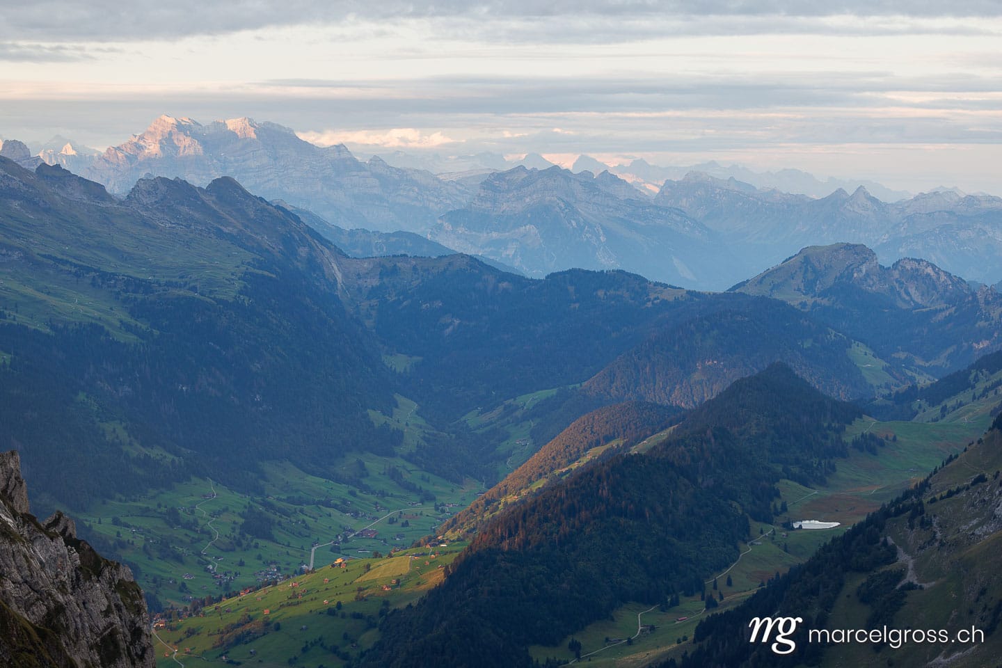 Ostschweiz Bilder. view into Toggenburg Valley. Marcel Gross Photography