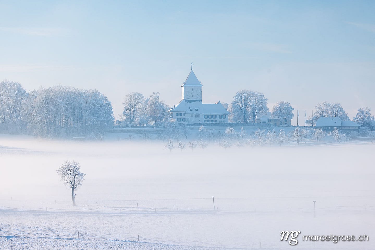 Winterbild Schweiz. . Marcel Gross Photography
