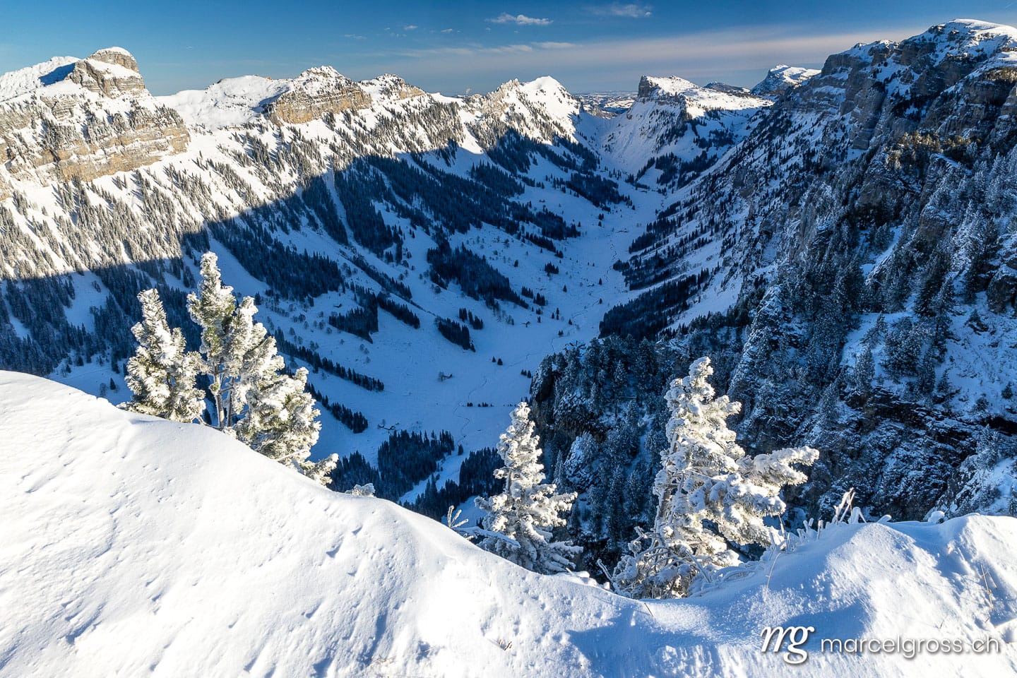Winter landscape in Switzerland. Marcel Gross Photography