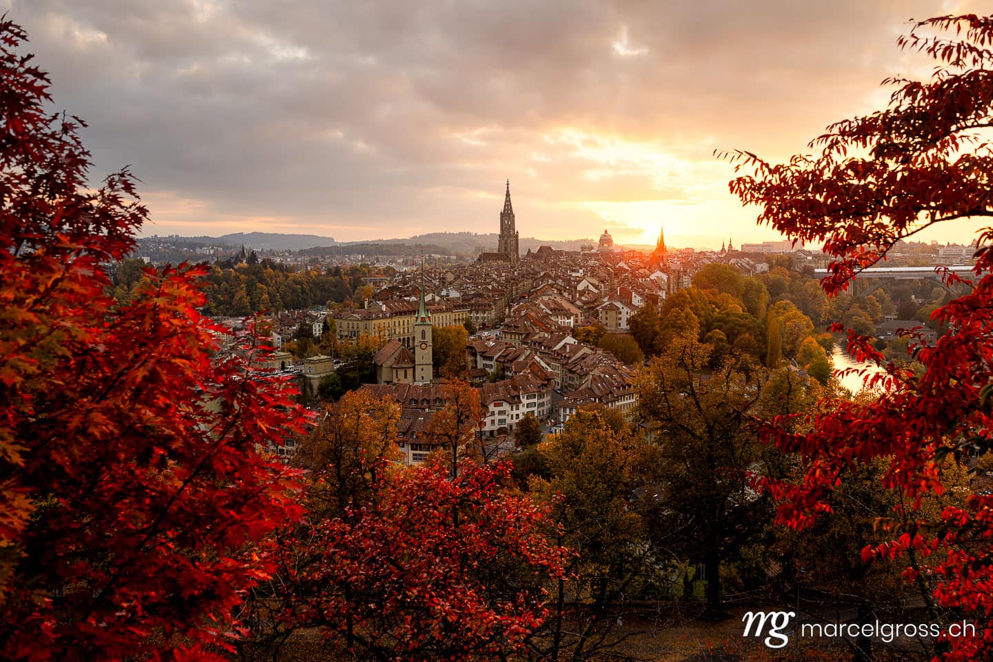 Berner Altstadt im Herbst. Bern Bilder (c) Marcel Gross Photography
