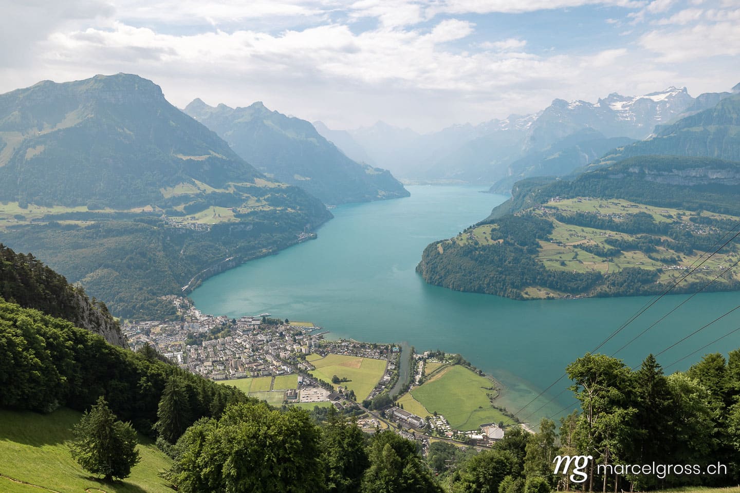 Lake Lucerne near Urmiberg in Central Switzerland on a beautiful summer day. (c) Marcel Gross Photography