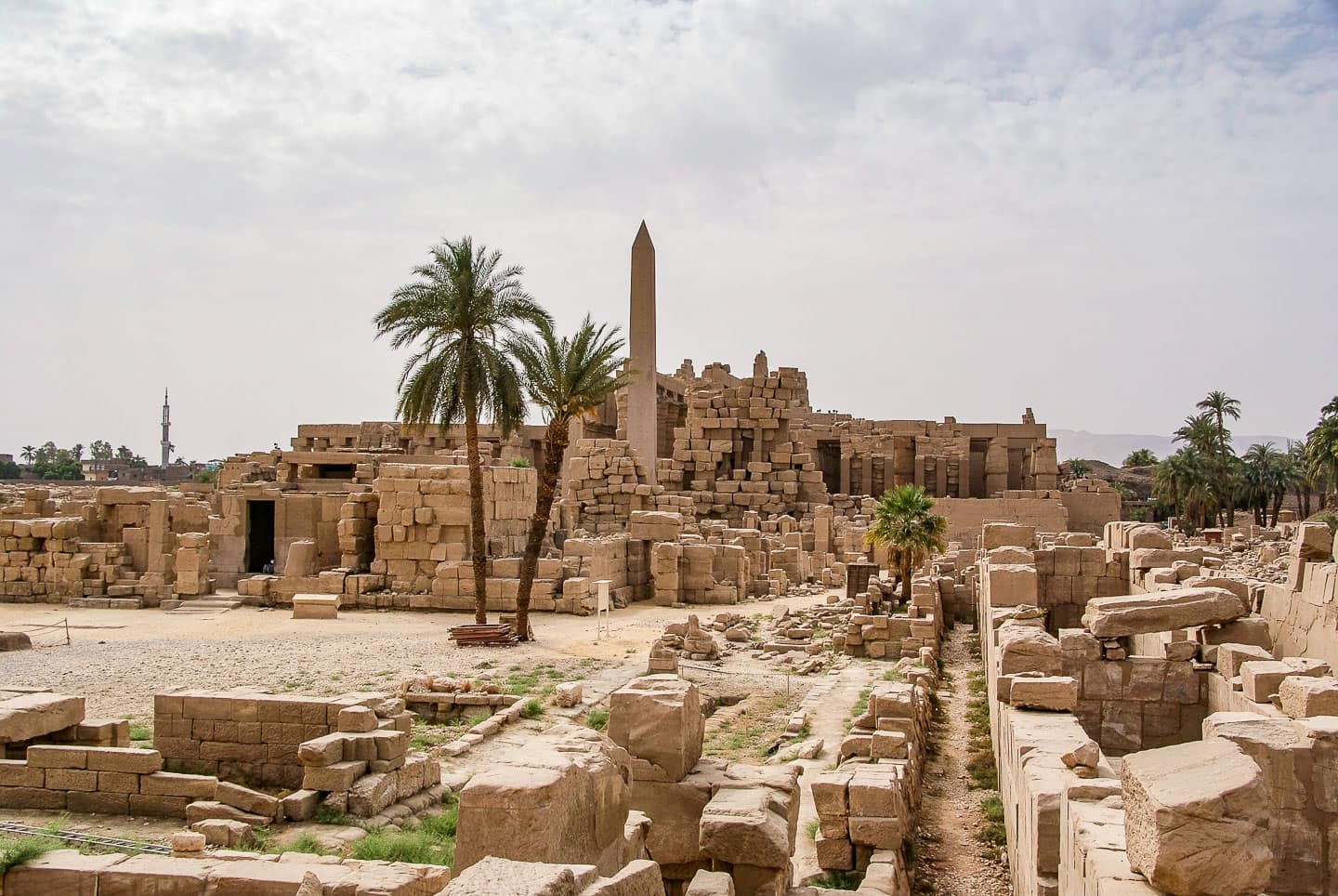 obelisk with remains of temple in Luxor. Taken by Marcel Gross Photography