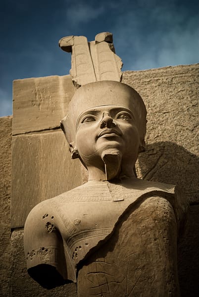 Ägypten Bilder. Ramses Statue in Karnak. Taken by Marcel Gross Photography