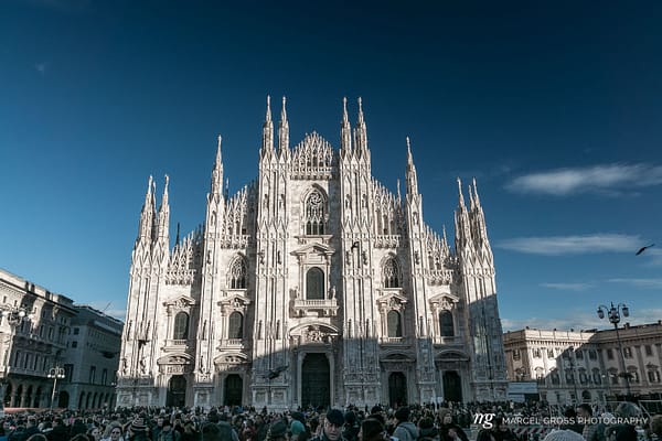 Duomo di Milano in winter. Taken by Marcel Gross Photography