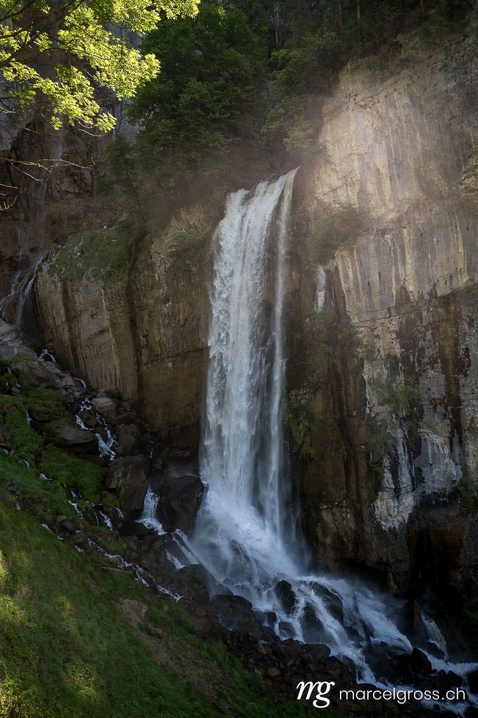 Ostschweiz Bilder. Serenbachfälle bei Amden am Walensee. Marcel Gross Photography