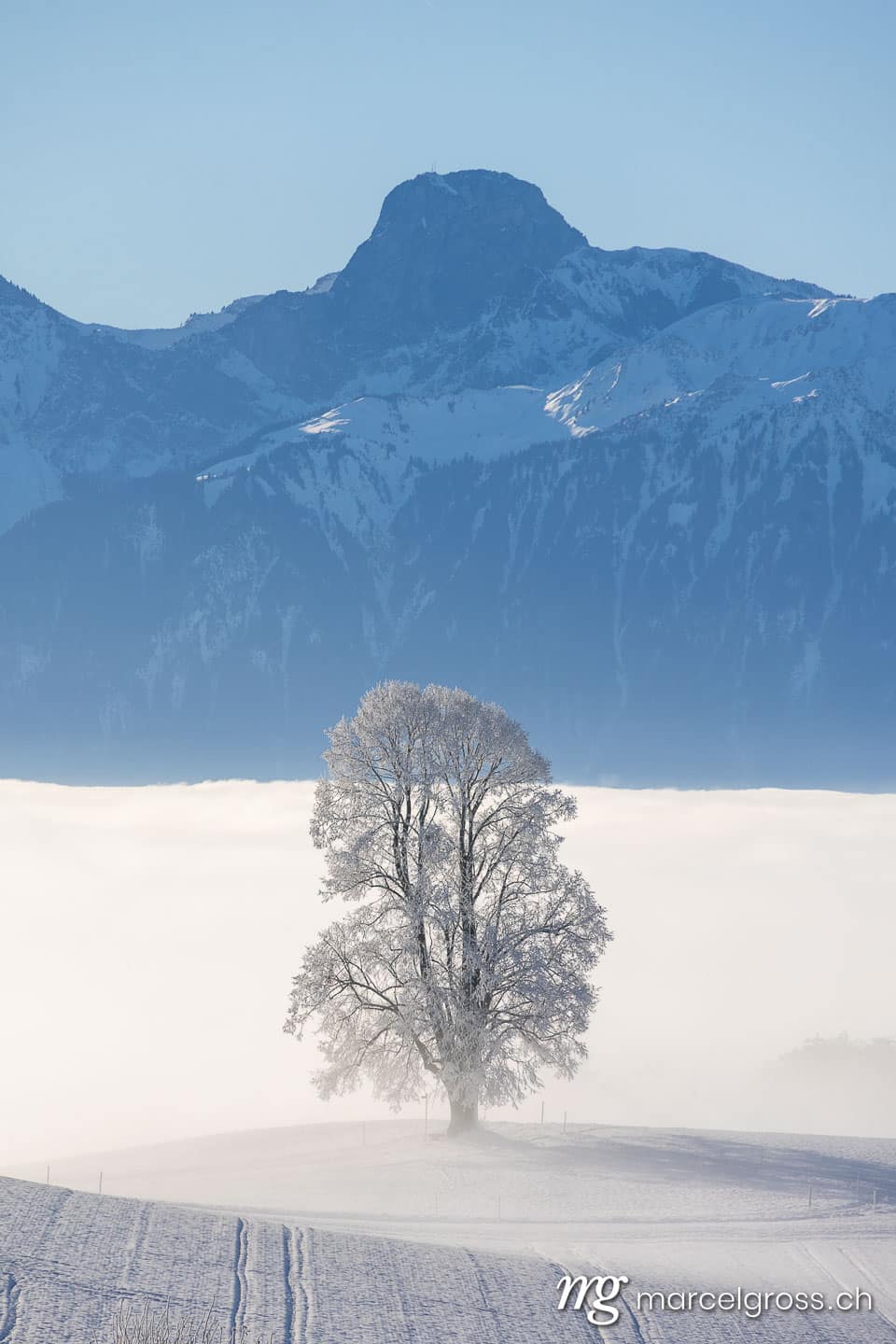 Winter landscape in Switzerland. Marcel Gross Photography