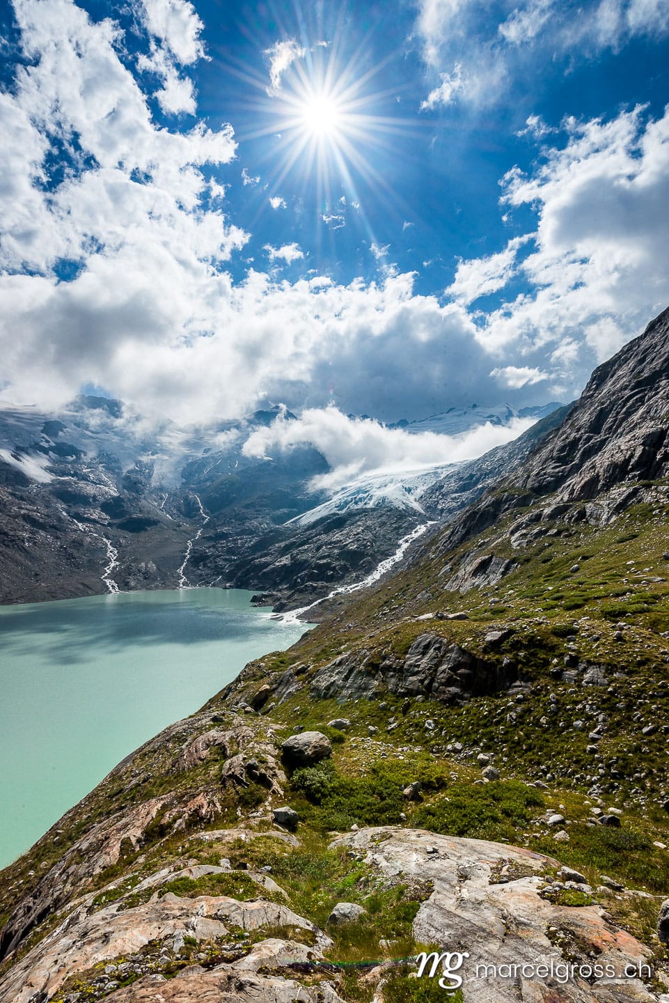 . Gauligletscher mit Gaulisee am Ende des Urbachtals, Berner Oberland. Marcel Gross Photography