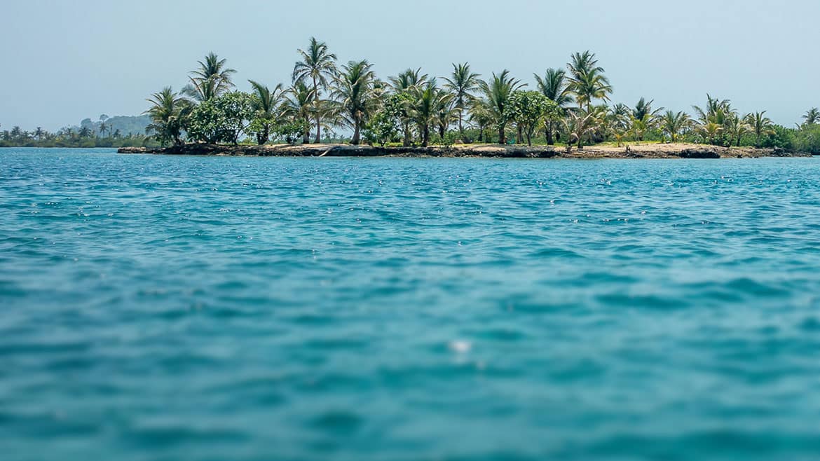 Eine von unzähligen Inseln