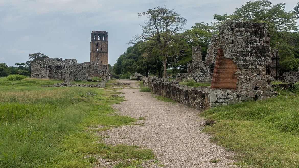 Die Überreste der Kathedrale Panama Viejos